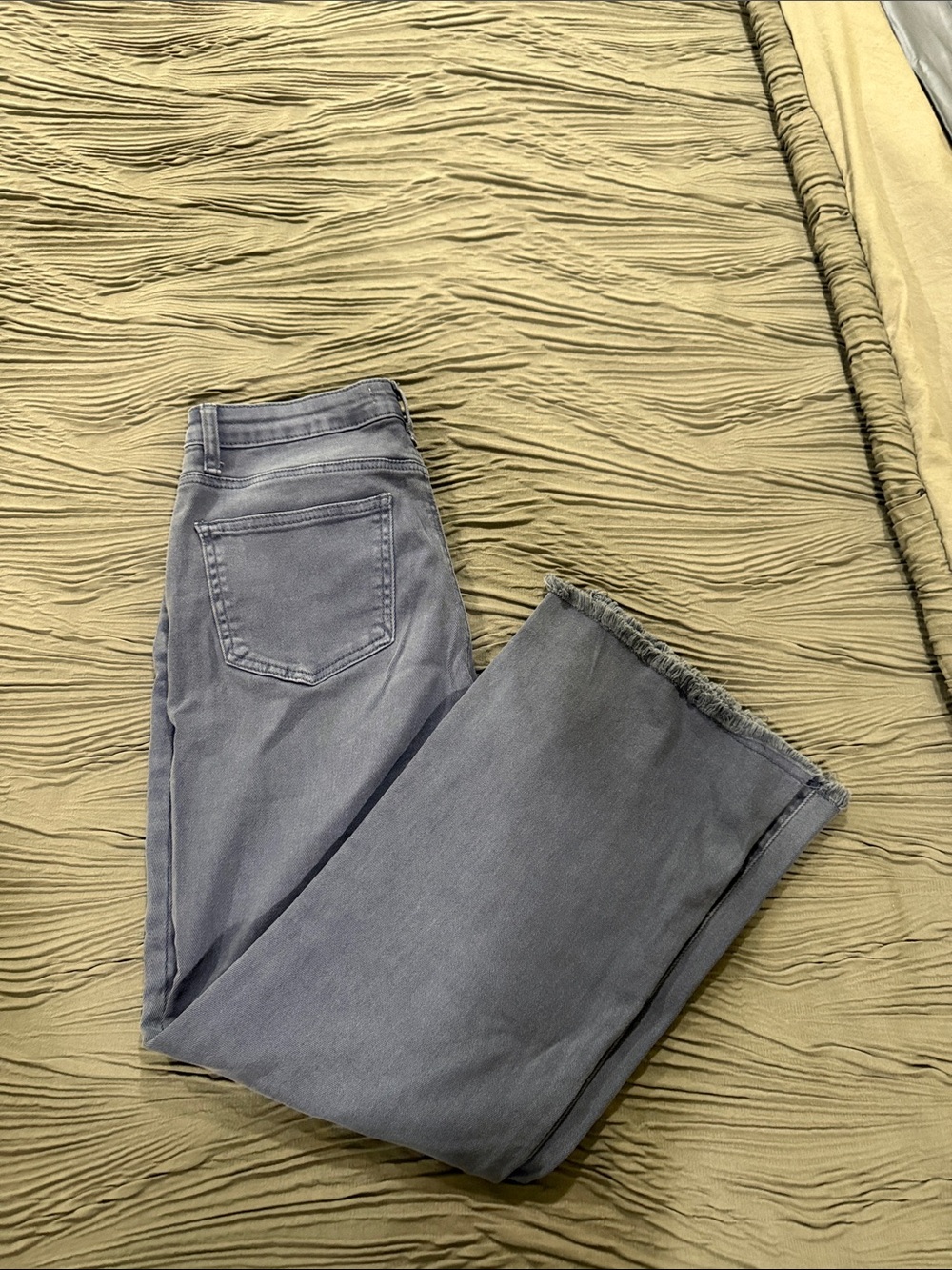 Zenana Outfitters Faded Slate Wide-Leg Jeans